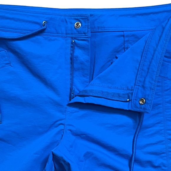 Jag Regular Fit Boardshorts Royal Blue 100% Nylon Drawstring Button Waist Swim L - Picture 4 of 7